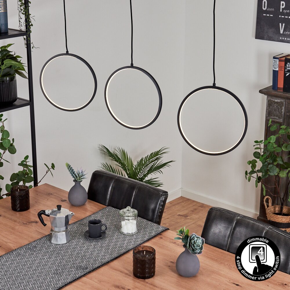 Nevogilde Pendelbelysning LED Svart, 1-ljuskällor main product photo