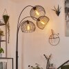 Mossay Golvlampa, Läslampa Svart, 3-ljuskällor