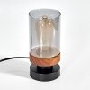 Roxa Bordslampa Naturfärger, Svart, 1-ljuskällor