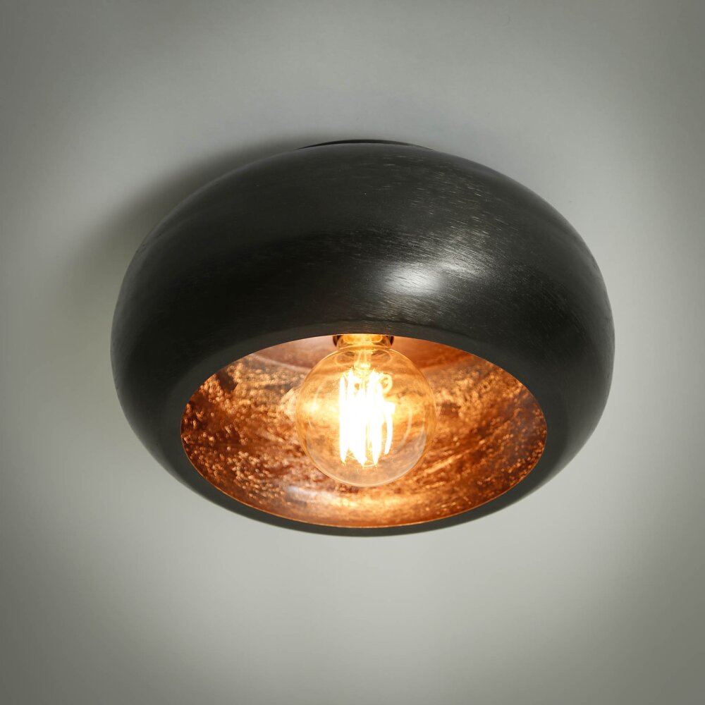 Gralhos Taklampa Antiksilver, Svart, 1-ljuskällor main product photo