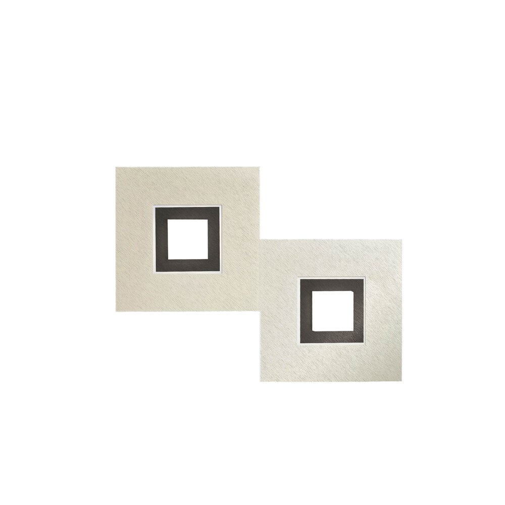 Grossmann KARREE Taklampa, Vägglampa LED Svart, 2-ljuskällor main product photo