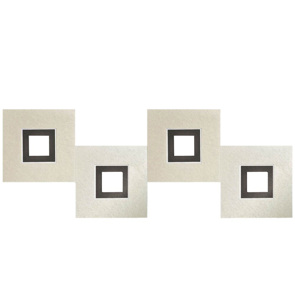 Grossmann KARREE Taklampa, Vägg- och taklampor LED Svart, 4-ljuskällor main product photo