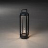 Konstsmide Lampor Otranto Bordslampa utomhus, lykta, Bordslampa LED Svart, 1-ljuskällor