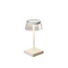 Konstsmide Lampor Scilla Bordslampa utomhus, Bordslampa LED Vit, 1-ljuskällor