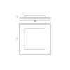Philips Lampor Aurelle Taklampa, Panel LED Vit, 1-ljuskällor