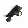 Philips Lampor Runner Taklampa LED Svart, 2-ljuskällor, Fjärrkontroll