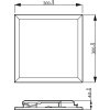 Philips Lampor SceneSwitch Taklampa, Panel LED Vit, 1-ljuskällor