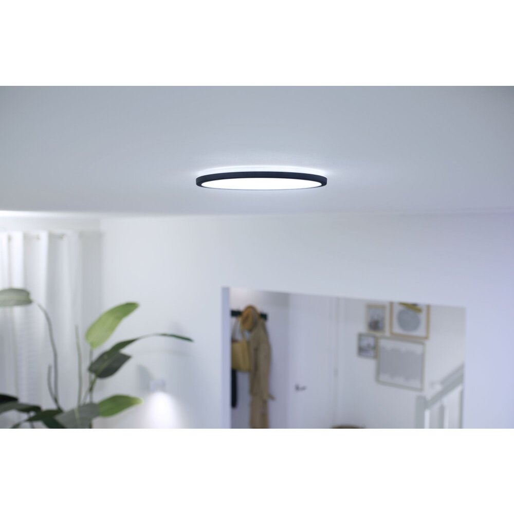 Philips Lampor Slim Taklampa LED Svart, 1-ljuskällor main product photo