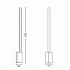 Philips Lampor Signe Bordslampa LED Vit, 1-ljuskällor, Färgväxlare