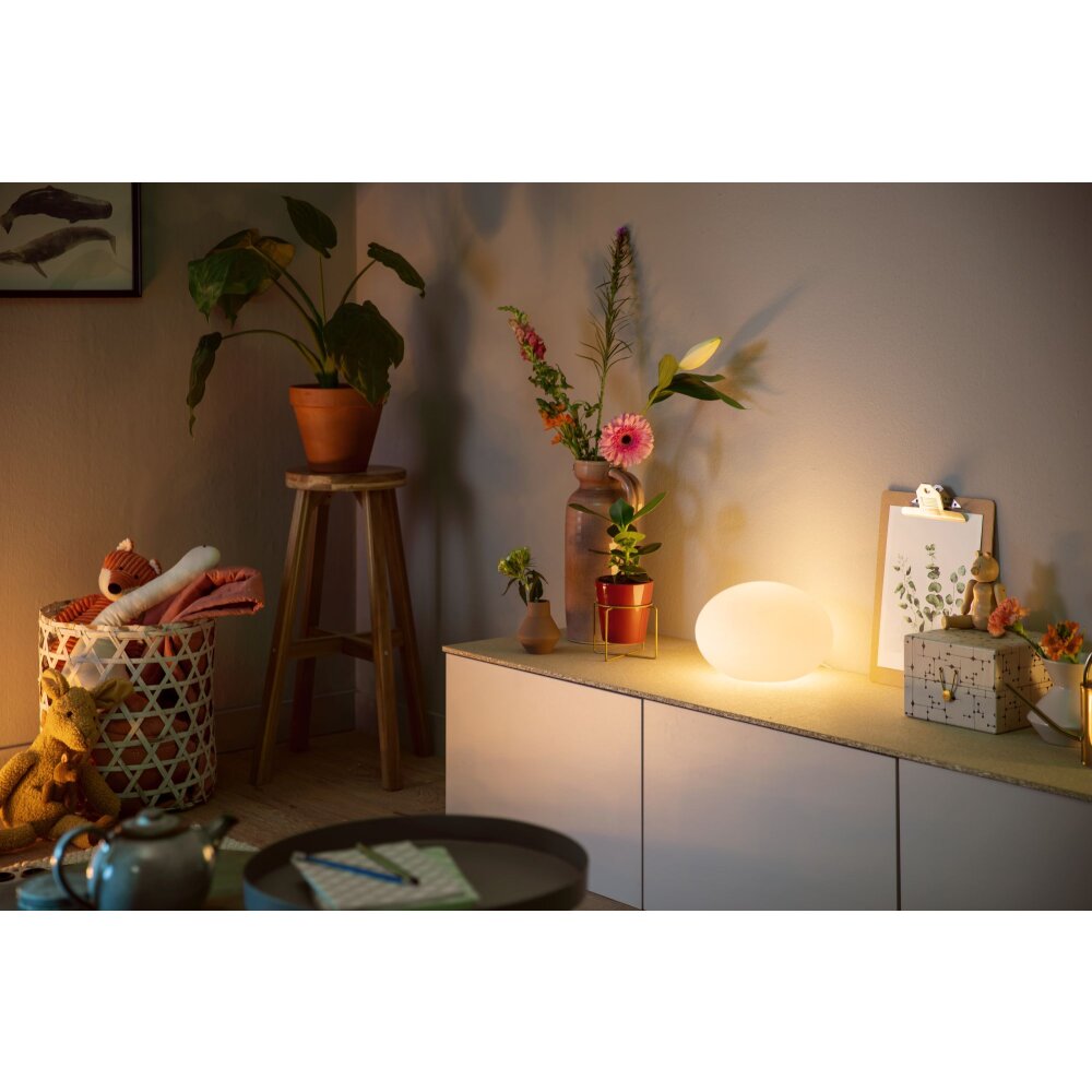 Philips Lampor Flourish Bordslampa LED Vit, 1-ljuskällor, Färgväxlare main product photo