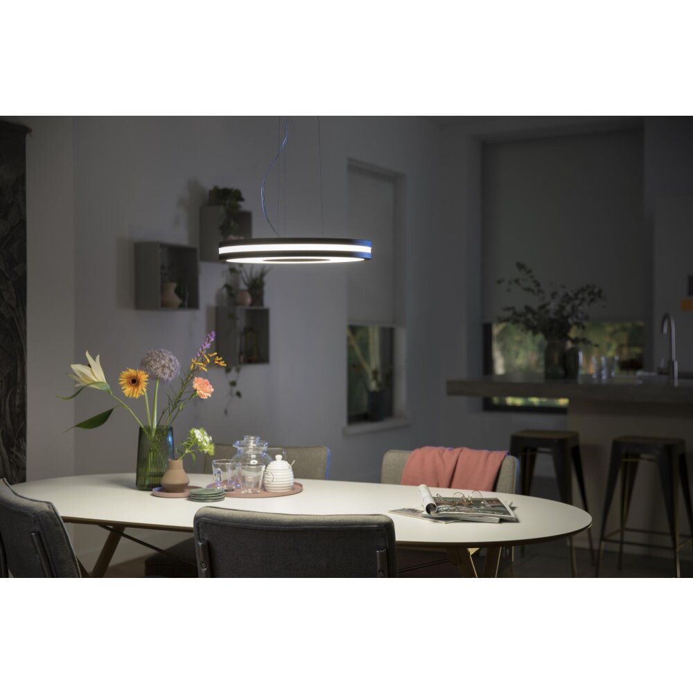 Philips Lampor Being Pendelbelysning LED Svart, 1-ljuskällor, Fjärrkontroll main product photo