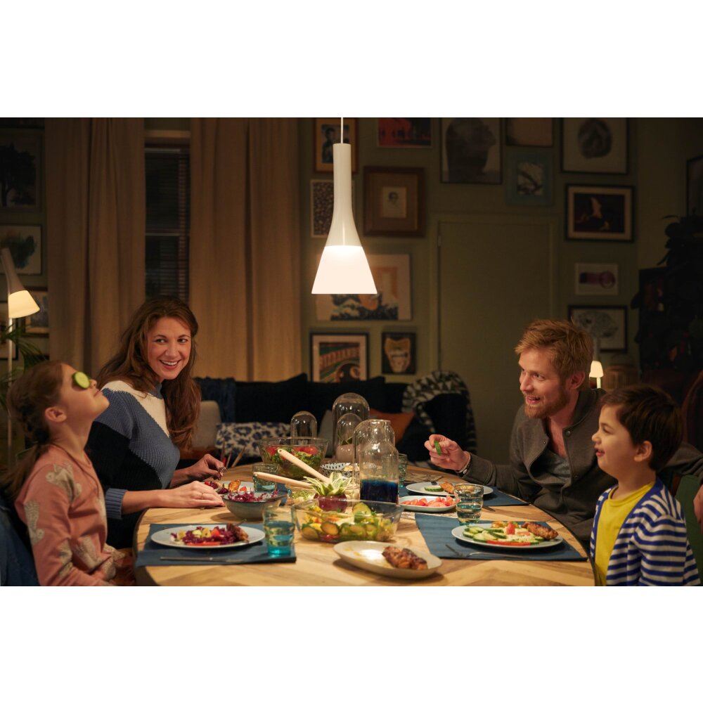 Philips Lampor Explore Pendelbelysning LED Vit, 1-ljuskällor, Fjärrkontroll main product photo