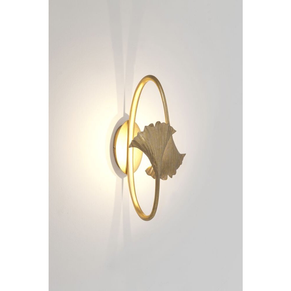 Holländer GRACIOSO Vägglampa LED Guld, 2-ljuskällor main product photo