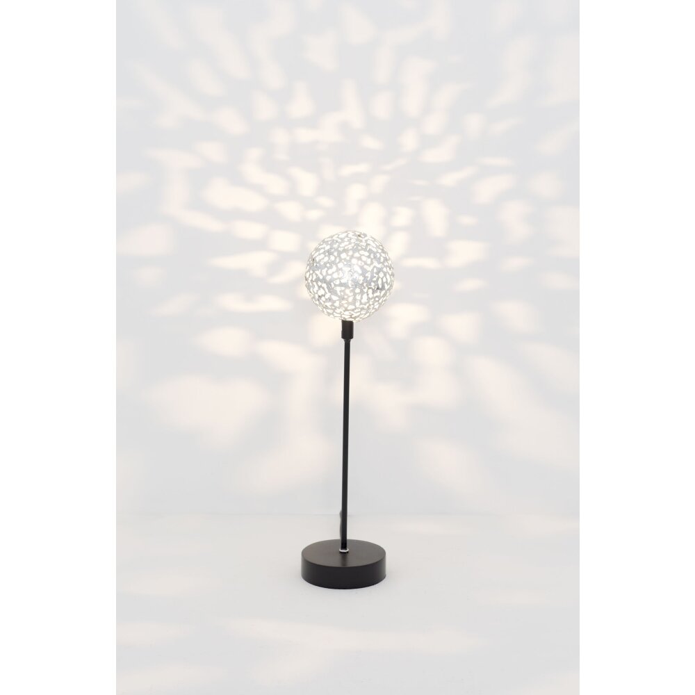 Holländer CAPPUCINO Bordslampa Svart, Silver, 1-ljuskällor main product photo