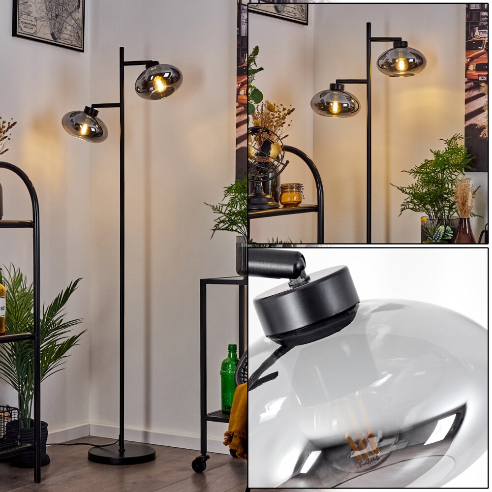 Haikala Golvlampa, Läslampa Svart, 2-ljuskällor main product photo