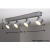 Philips Lampor STAR Taklampa, Takstrålkastare LED Aluminium, Färg i rostfritt stål, 4-ljuskällor