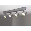 Philips Lampor STAR Taklampa, Takstrålkastare LED Aluminium, Färg i rostfritt stål, 4-ljuskällor