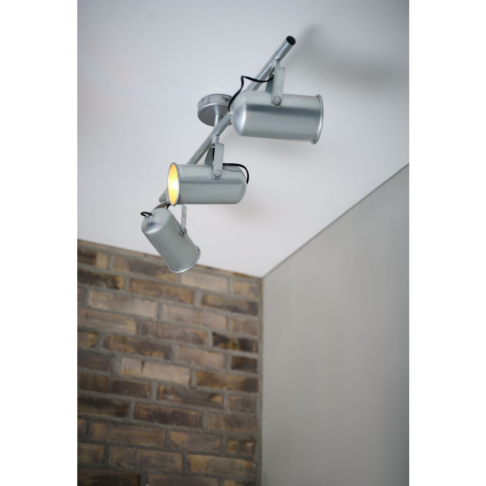 Nordlux PORTER Taklampa, Takstrålkastare Silver, 1-ljuskällor main product photo