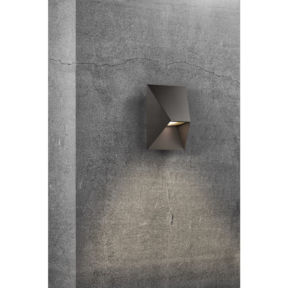 Nordlux PONTIO vägglampa utomhus Svart, 1-ljuskällor main product photo