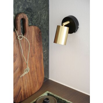 Nordlux EXPLORER Vägglampa, Väggspotlight Mässing, 1-ljuskällor
