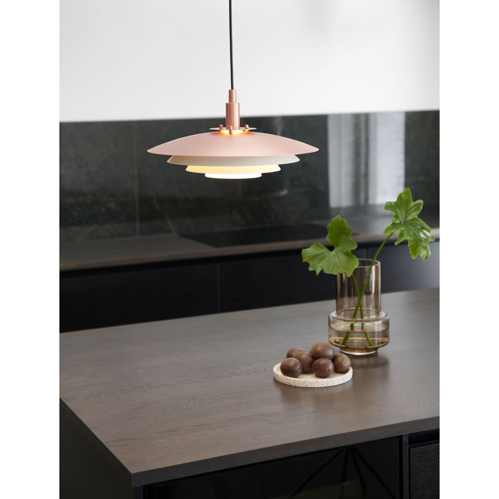 Nordlux BRETAGNE Pendellampa Kopparfärg, 1-ljuskällor main product photo