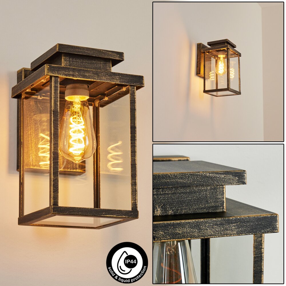 Tieva vägglampa utomhus Brun, Guld, 1-ljuskällor main product photo