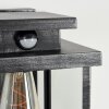 Tieva vägglampa utomhus Svart, Silver, 1-ljuskällor, Rörelsedetektor