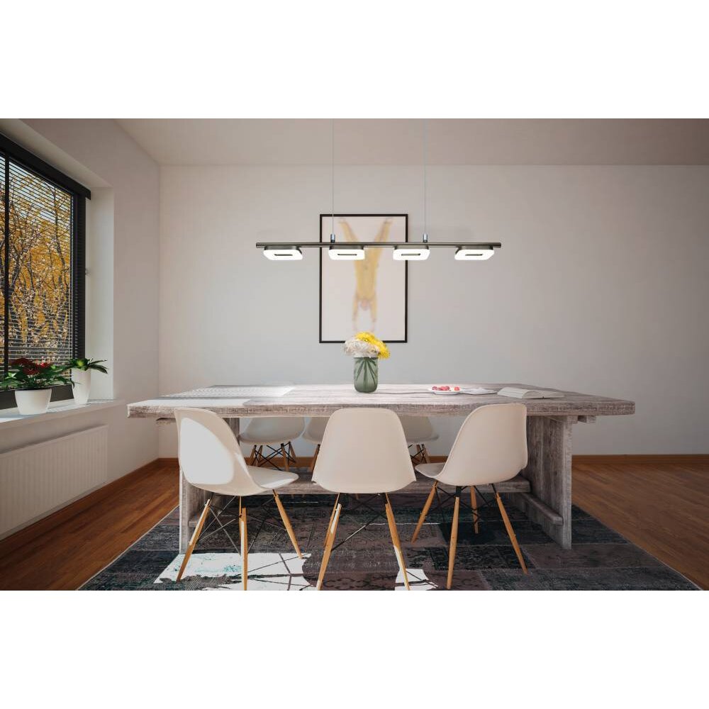 Eglo TORRETTA Pendelbelysning LED Nickel matt, 4-ljuskällor main product photo