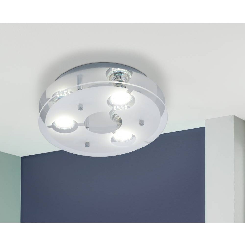 Eglo CABI Taklampa LED Krom, 3-ljuskällor main product photo