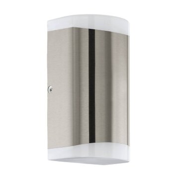 Eglo CARPINERA vägglampa utomhus LED Färg i rostfritt stål, 2-ljuskällor