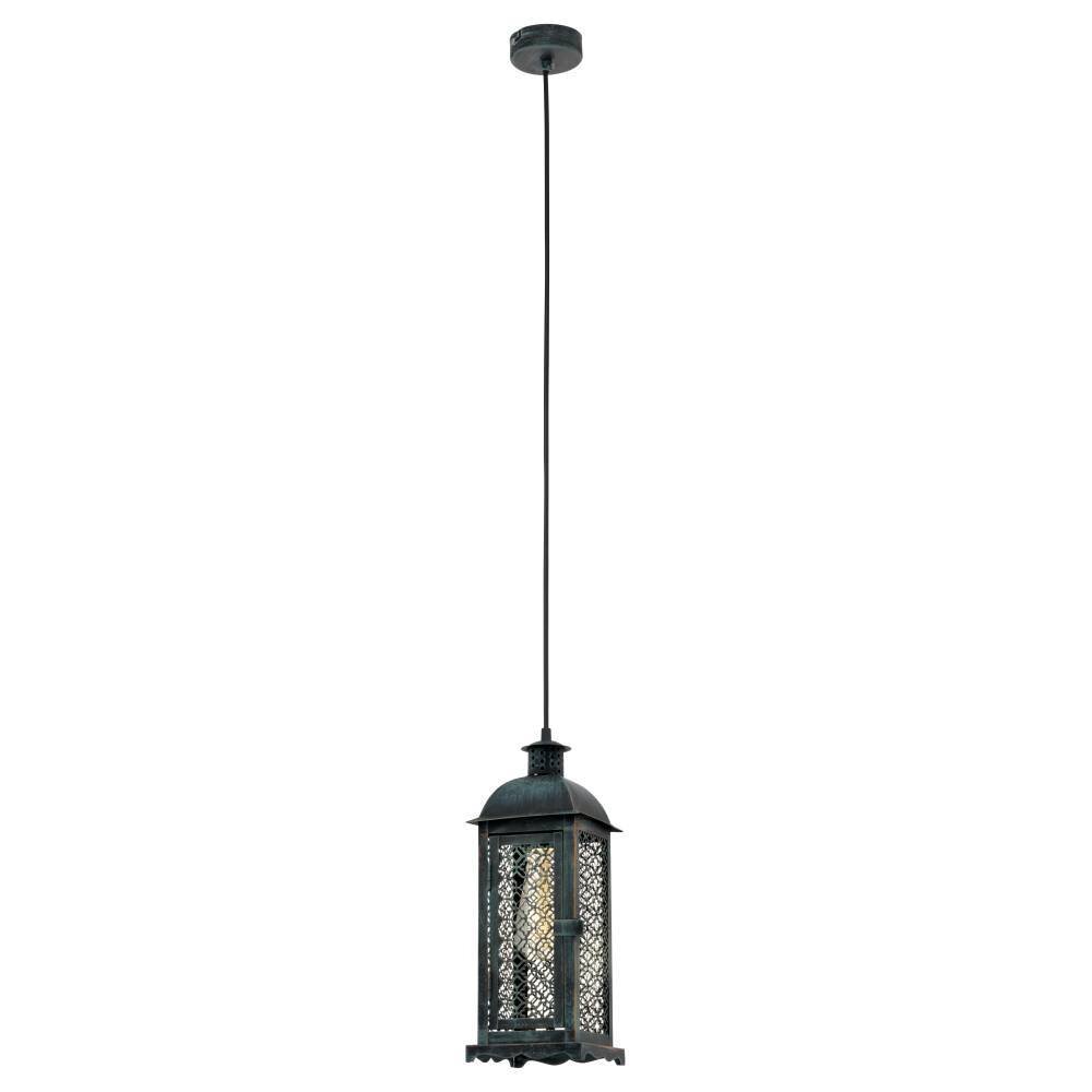 Eglo LISBURN Pendellampa Grön, Svart, 1-ljuskällor main product photo