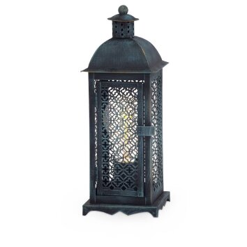 Eglo WINSHAM Bordslampa Grön, Svart, 1-ljuskällor