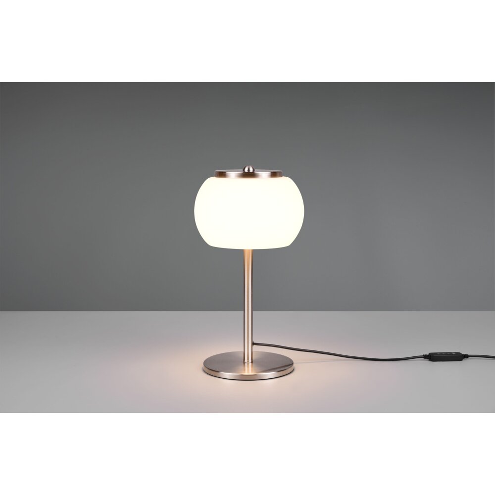 Trio Lampor Madison Bordslampa LED Nickel matt, 1-ljuskällor main product photo