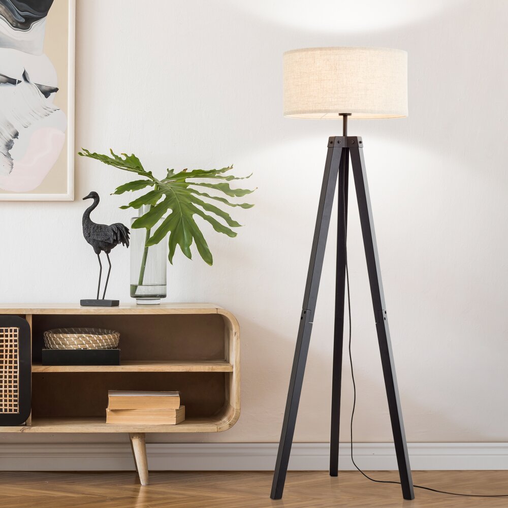 Brilliant Lampor Holbrook Golvlampa Svart, 1-ljuskällor main product photo