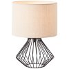 Brilliant Melfort Bordslampa, Läslampa Svart, 1-ljuskällor