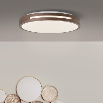 Brilliant Woodbury Taklampa LED Vit, 1-ljuskällor