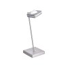 Paul Neuhaus Q-Serie Q-Fisheye Bordslampa LED Färg i rostfritt stål, 2-ljuskällor, Fjärrkontroll, Färgväxlare