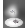Paul Neuhaus Q-Serie Q-Fisheye Bordslampa LED Färg i rostfritt stål, 2-ljuskällor, Fjärrkontroll, Färgväxlare