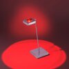 Paul Neuhaus Q-Serie Q-Fisheye Bordslampa LED Färg i rostfritt stål, 2-ljuskällor, Fjärrkontroll, Färgväxlare