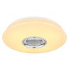Globo DUNNY Taklampa LED Vit, 1-ljuskällor, Fjärrkontroll, Färgväxlare