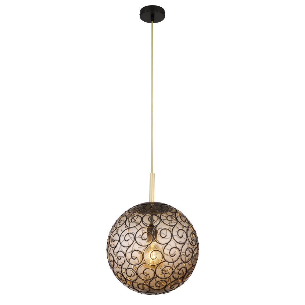 Globo FITZ Pendellampa Svart, 1-ljuskällor main product photo