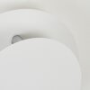 Sanguedo Vägglampa LED Krom, Vit, 1-ljuskällor