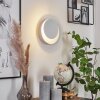 Sanguedo Vägglampa LED Krom, Vit, 1-ljuskällor