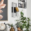 Reboleiro Vägglampa, Väggspotlight LED Svart, 2-ljuskällor