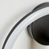 Reboleiro Vägglampa, Väggspotlight LED Svart, 2-ljuskällor