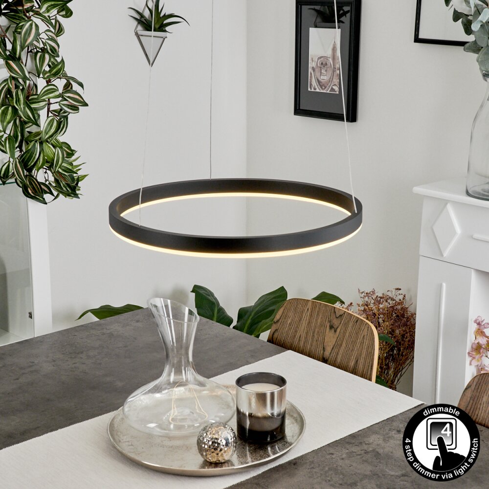 Barril Pendellampa LED Svart, 1-ljuskällor main product photo