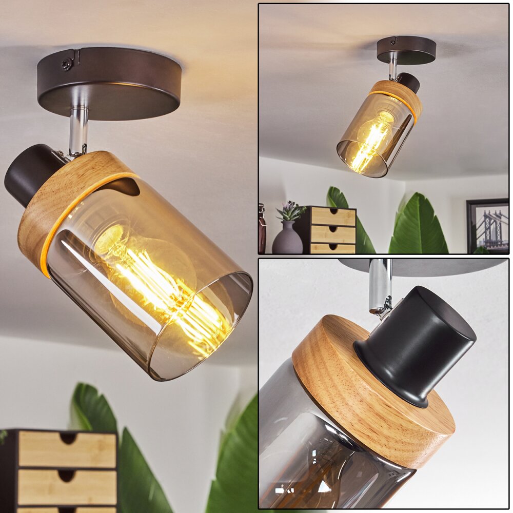 Azinhalinho Taklampa, Takstrålkastare Krom, Svart, 1-ljuskällor main product photo
