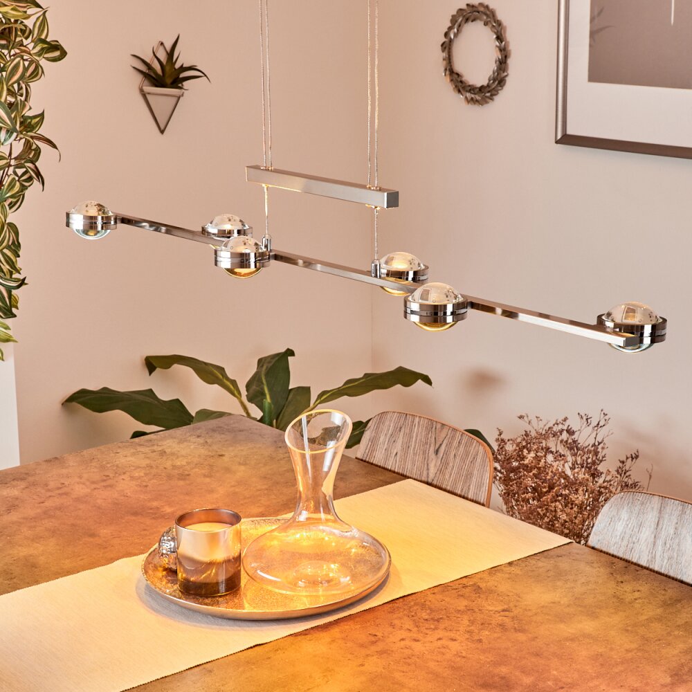 Fernandaires Pendelbelysning LED Nickel matt, 12-ljuskällor main product photo