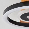 Taboneira Taklampa LED Naturfärger, Svart, Vit, 1-ljuskällor