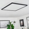 Folgares Taklampa, Panel LED Svart, 1-ljuskällor
